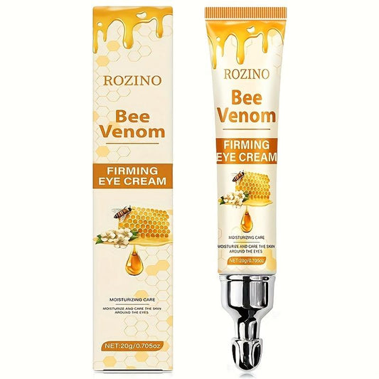 ROZINO Firming Eye Cream with Natural Honey - Reduces Fine Lines & Wrinkles - Daily Use Skincare Routine - 20g - Firming Action & Natural Ingredients