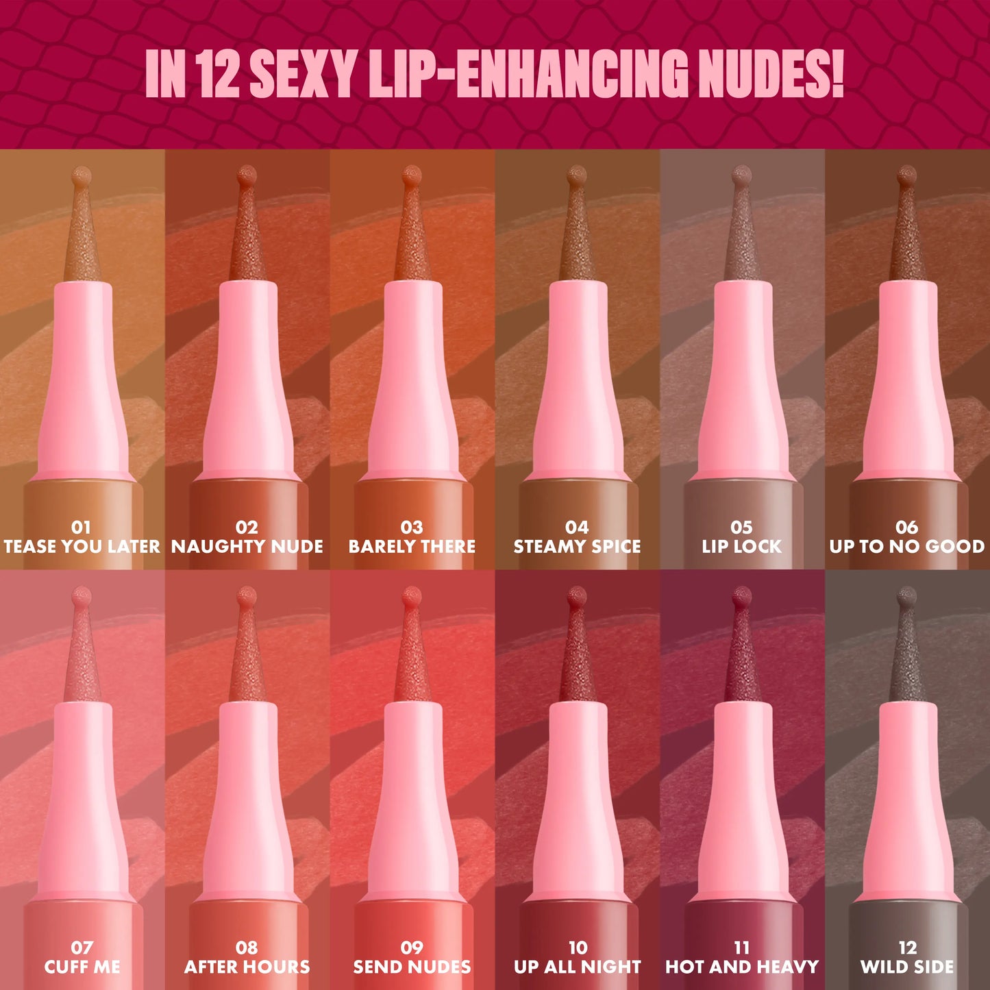 Lip Lingerie Sculpting Lip Liner Stain - Lightweight, Transfer-Proof, Waterproof