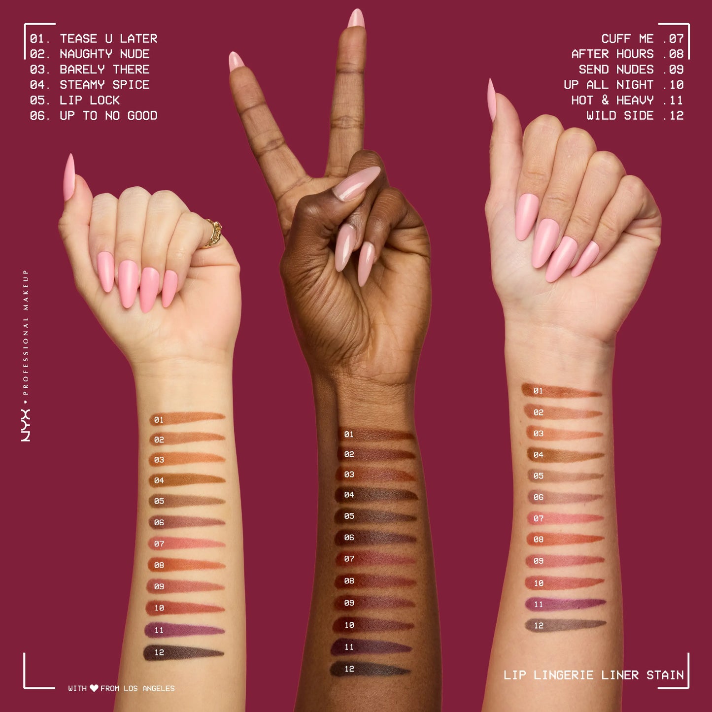 Lip Lingerie Sculpting Lip Liner Stain - Lightweight, Transfer-Proof, Waterproof