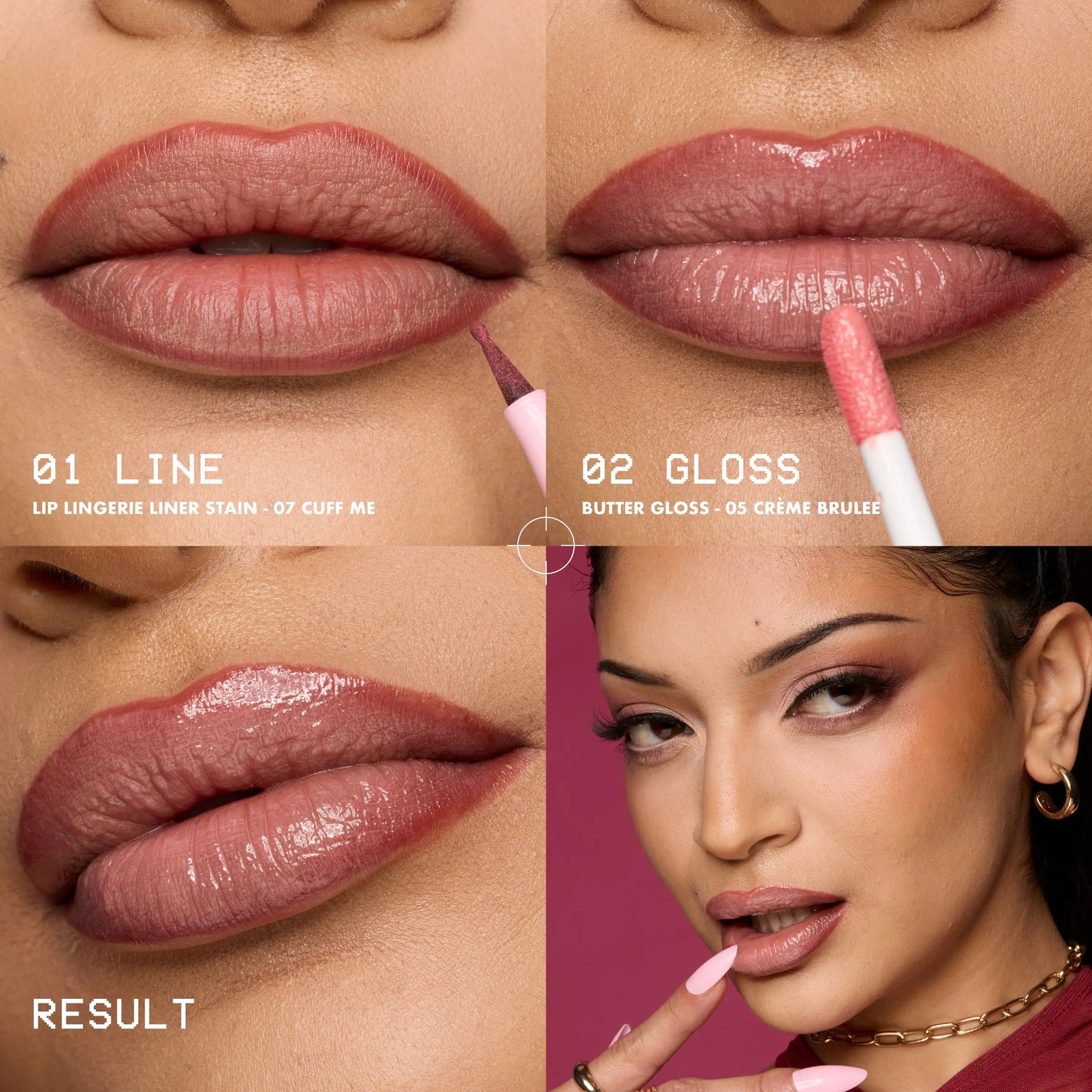 Lip Lingerie Sculpting Lip Liner Stain - Lightweight, Transfer-Proof, Waterproof